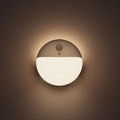 Small Motion Sensor Amber Night Light Battery Operated, Toilet Light | 2 Pack, 3 Modes, Dimmable 1-15lm, Dim Light Soft Glow, No Plug, Wireless Stick on Light for Bedroom, Sleep, Bathroom, Kids