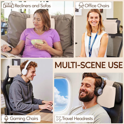 Neck Pillow for Recliner Chair, Adjustable Recliner Pillow for Headrest