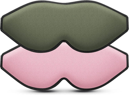 Sleep Mask Pink and Green