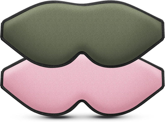 Sleep Mask Pink and Green
