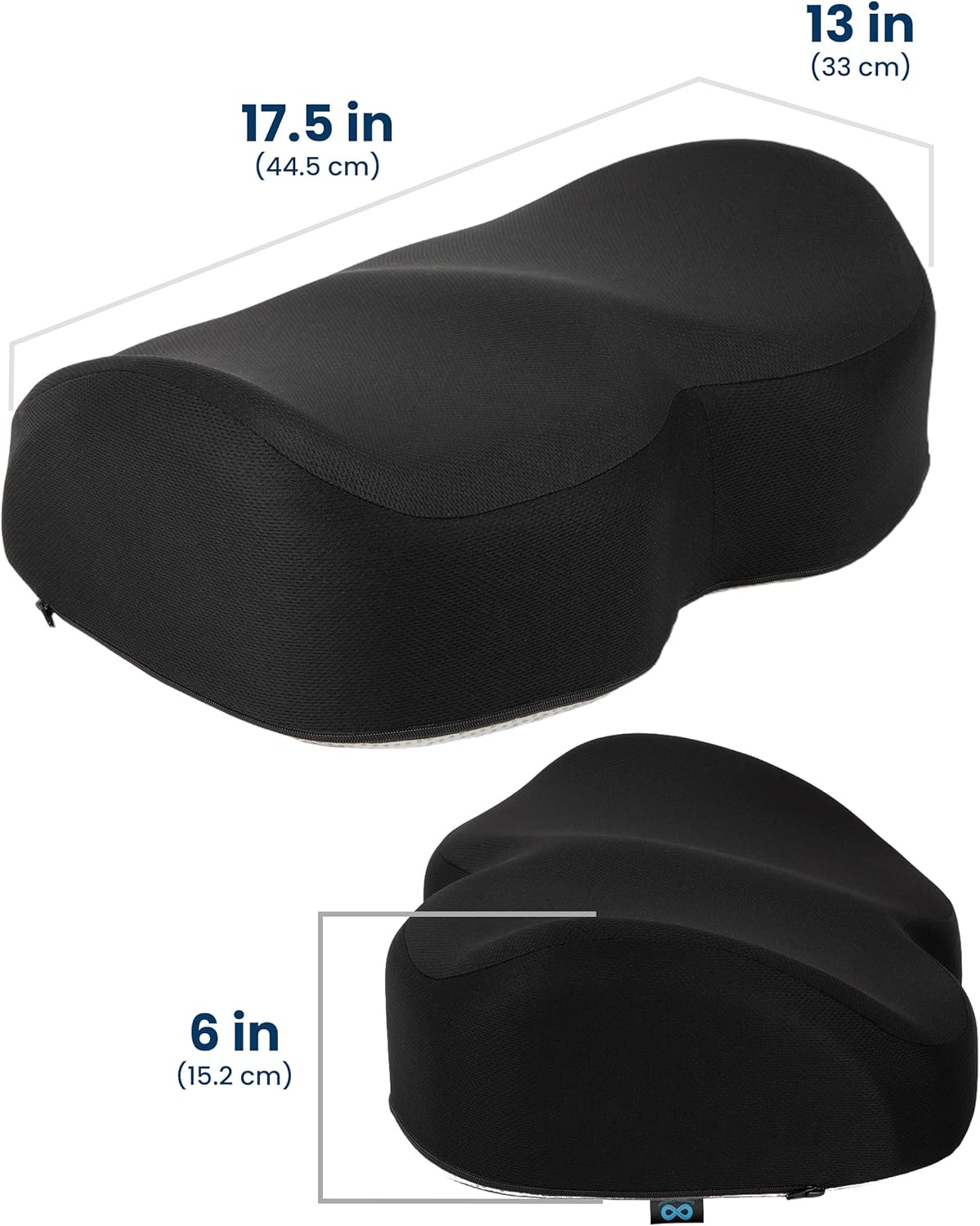 Everlasting Comfort Foot Rest for Under Desk at Work - Memory Foam Office Foot Stool & Under Desk Footrest Leg Elevation Pillow for Gaming & Home Office, Supports Posture