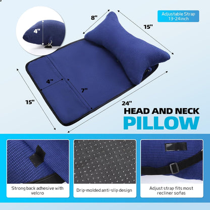 Recliner Head Pillow for Neck, Recliner Pillow for Headrest, Sofa, Chair