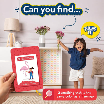 Skillmatics Found It Indoor – Scavenger Hunt Card & Board Game for Kids