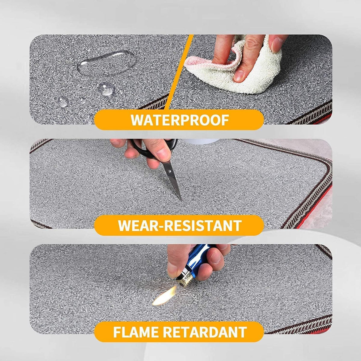 Livtribe Heated Floor Mat for Foot, Carbon Crystal Heated Foot Warmer