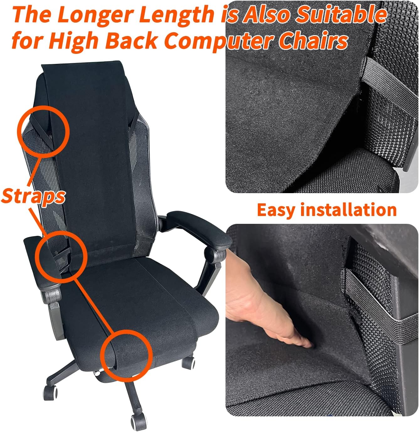 Foldable & Washable Fabric Heated Seat Cushion with Temperature Control & Timer-for Office/Home Use