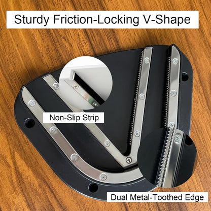 Under Cabinet Jar Opener Double U Grip Bottle Opener for Arthritis | Bottle Opener for Any-Size Lid Easily Unscrew Bottle & Can Opener for Weak Hands and Seniors