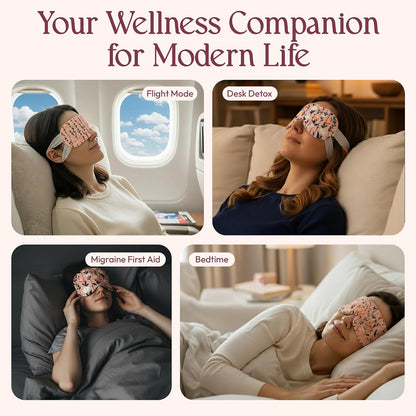 Fomin Steam Eye Mask - 20 Pack - Variety Pack - Self Heating Warm Compress for Dry Eyes, Puffy Eyes & Dark Circles, Disposable Sleep Mask for Home, Spa, Travel Essentials & Relaxation Gifts for Women