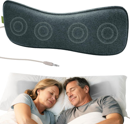 Avantree Slumber B - Sleeping Pillow Headphones for Side Sleepers, Wired Pillow Speaker with Low-Volume Audio, No Charging Needed, Comfortable Design, USB-C & AUX for Podcasts & Audiobooks