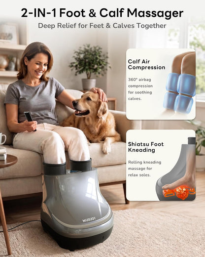2 in 1 Shiatsu Foot and Calf Massager