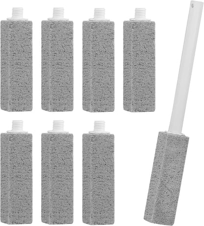 3 Packs Pumice Cleaning Stone with Extra Long Handle, Pumice Stone for Toilet Bowl Clean for Cleaning Toilets, Bathtubs, Grills, Swimming Pools, Sinks