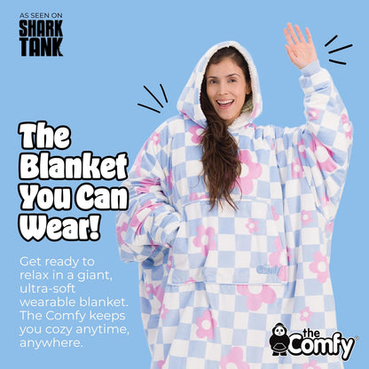 THE COMFY Original | Shark Tank | Patented | Sherpa Wearable Blanket Hoodie