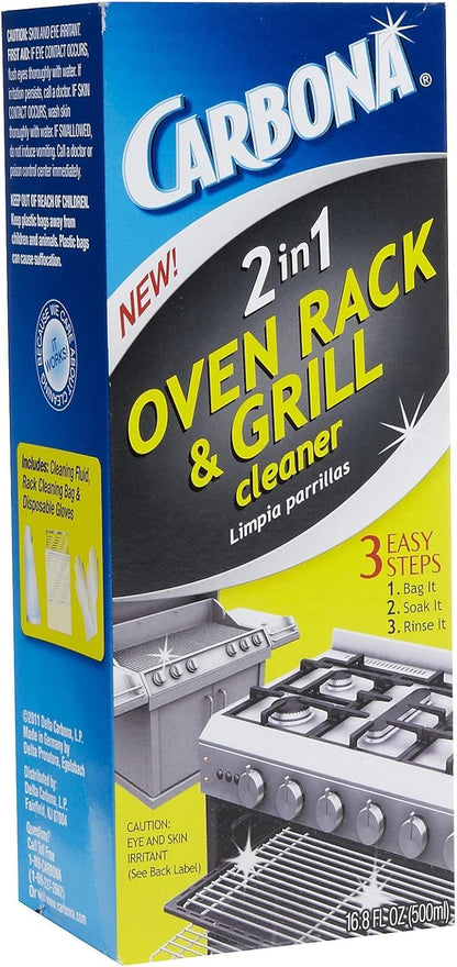 Carbona 2-in-1 Oven Rack and Grill Cleaner Bagged 16.8 Oz
