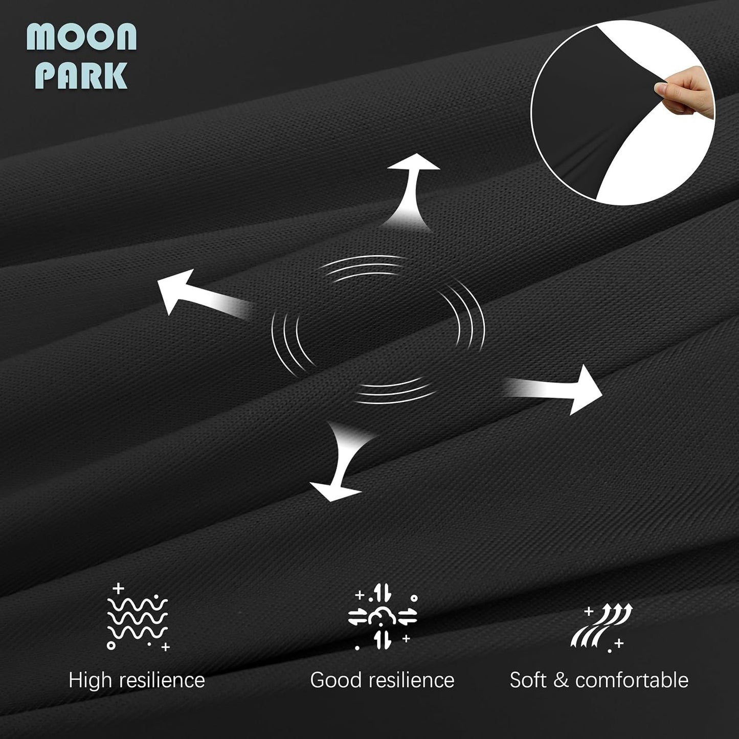 MOON PARK Pregnancy Pillows for Sleeping - 57 Inch U Shaped Full Body Maternity Pillow with Removable Cover - Support for Back, Legs, Belly, Hips - Pregnancy Pillow for Women - Grey