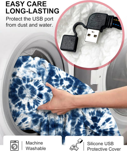 KFUBUO Wearable Heated Blanket Cordless Oversized Hoodie Sweatshirt