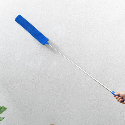 Retractable Gap Dust Cleaner Brush with Long Handle (30 to 100 inches), Cleaning Tools with 3 Microfiber Dusting Cloths, Extendable Duster for Cleaning Under Refrigerator Sofa Couch Bed Furniture