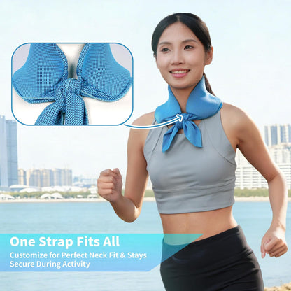 Widened Cooling Neck Wraps Long Lasting Neck Ice Pack Wrap