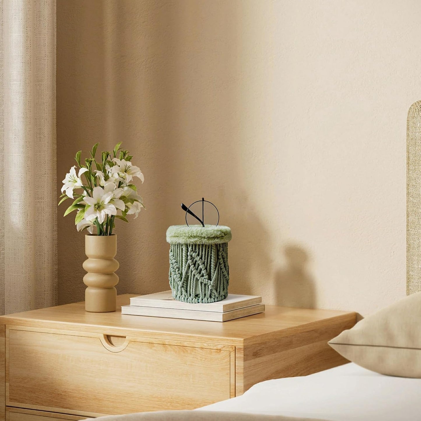 HOSROOME Glasses Holder for Nightstand Boho Decor Eyeglass Holder | for Office Desk Organizer Bedroom Home Decor