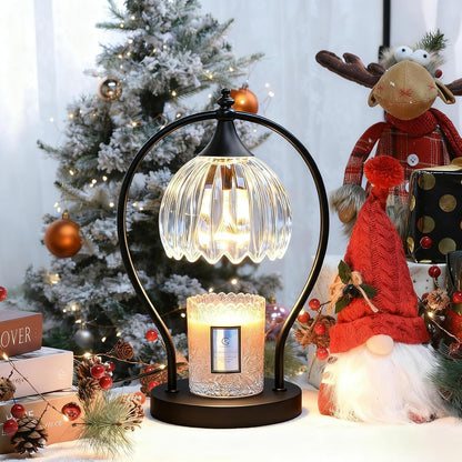 GOODBUY Candle Warmer Lamp with Timer Dimmable: Electric Candle Warmer Birthday Gifts for Women Mom - Candle Lamp Warmer House Warming Gifts New Home Decor - Wax Warmer for Jar Candles with 2 Bulbs