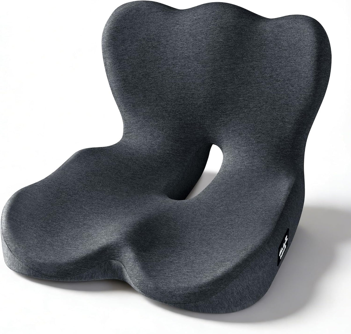 Exclusivo Mezcla Memory Foam Seat Cushion, Grey