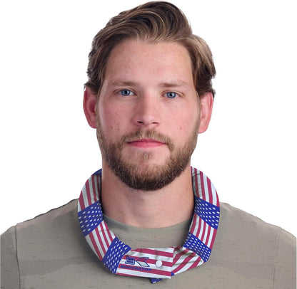 KOOLGATOR Evaporative Cooling Neck Wrap, Blue Paisley, 1 Pack | Reusable Neck Cooler with Long Lasting Relief During Hot Weather Activities, Sports, & Outdoor Work