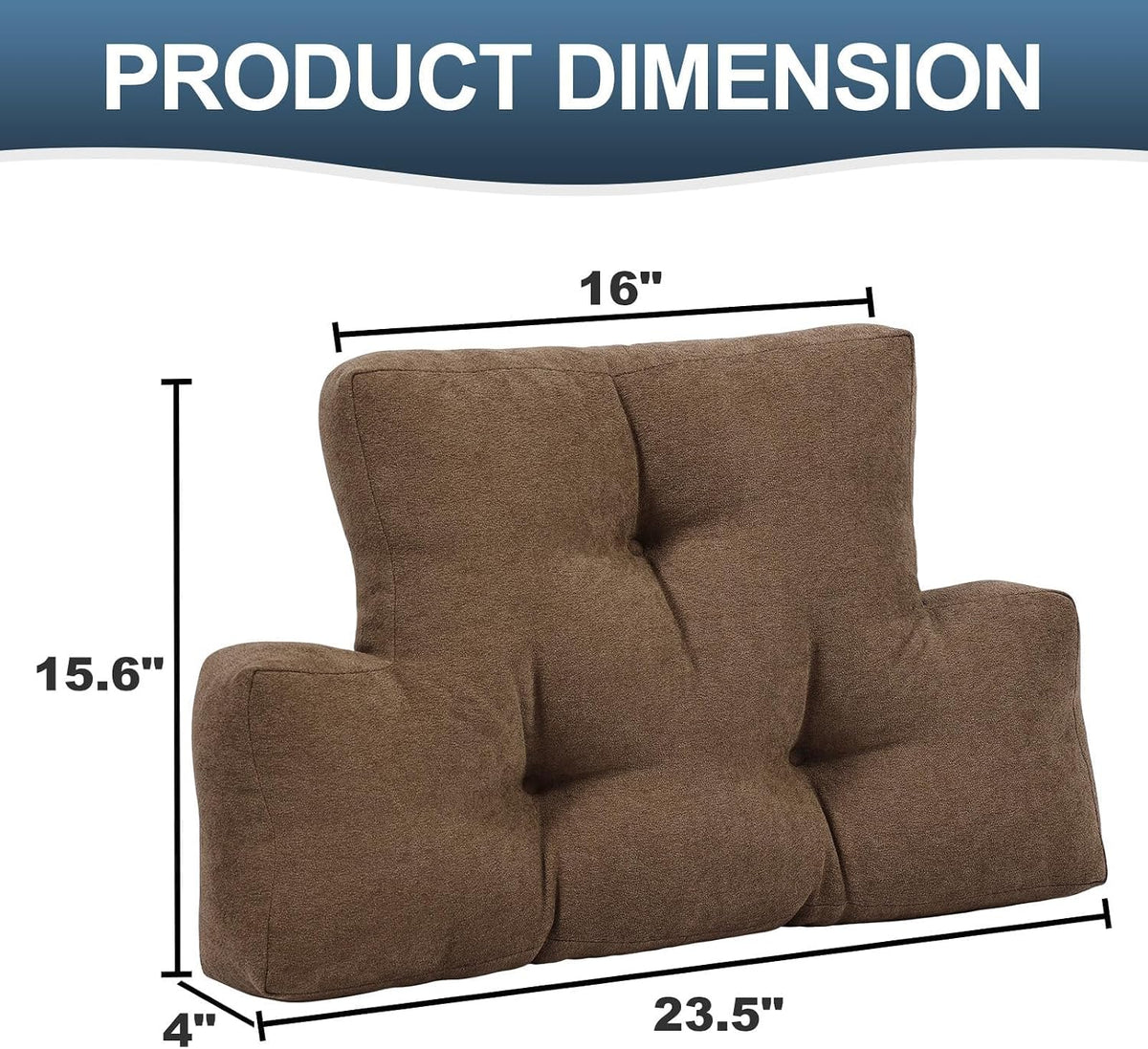 Back Pillow for Recliner Lumbar Support Pillow Soft and Fluffy Back Support Cushion Thick Lumbar Cushion for Chairs, Recliners,Sofa, Couch and Bed for Pain Relief