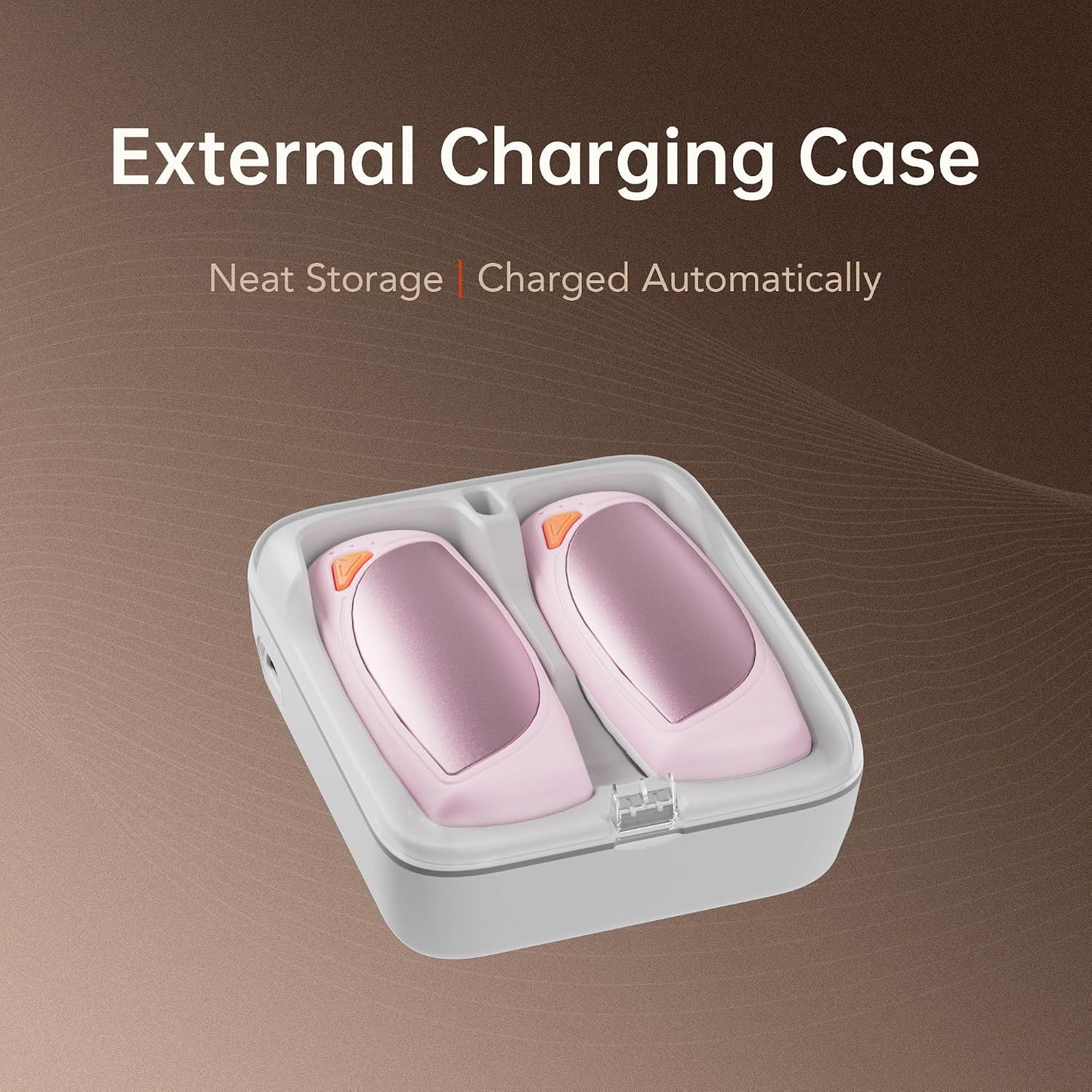 14000mAh Rechargeable Hand Warmers 2 Pack, Ultra-Long Battery Life Portable Heater, Dual-Side Fast-Heating, USB-C Charging Case Gifts for Outdoor Camping Hunting