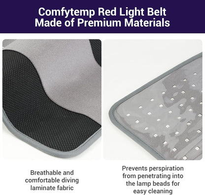Comfytemp Red Light Therapy Mat for Body, 33'' x 17'', 660nm & 850nm