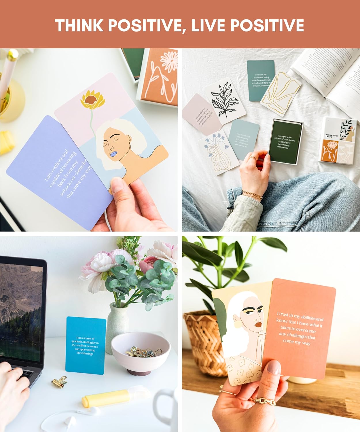 Lamare Positive Affirmation Cards for Women – Daily Affirmation Cards Women