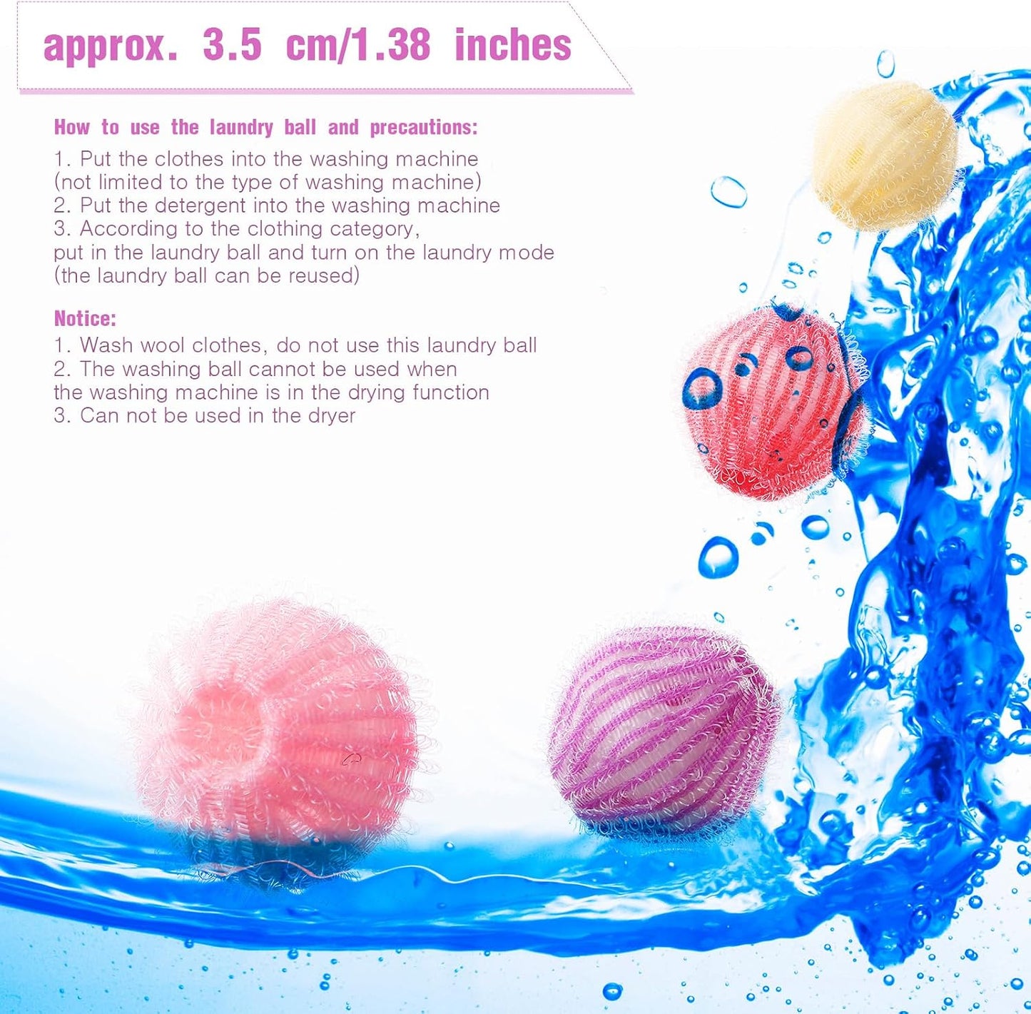 Blulu 18 Pieces Pet Hair Remover for Laundry, Classic Color | Reusable Washing Machine Hair Catcher Pet Dog Cat Fur Catcher Lint Remover from Laundry