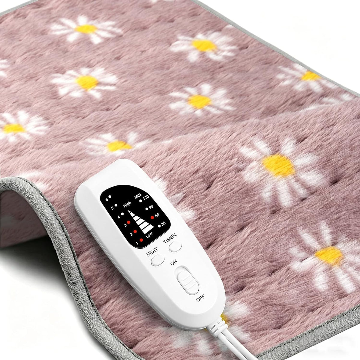Electric Heating pad for Back Neck Shoulder Knee Arms Legs- Electric Heat Pads with 6 Heat Settings & Auto Shut Off Heat Heating Pad for Birthday Mother Father Girl Men Women