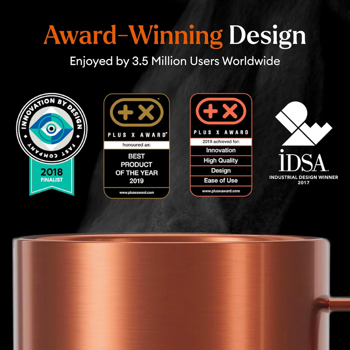 Ember Temperature Control 14oz Smart Mug 2, App-Controlled and Rechargeable Heated Coffee Cup Warmer with Intelligent LED Display, Sage Green.