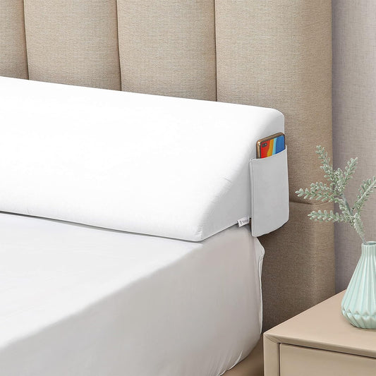 Vekkia Bed Wedge Pillow for Headboard Gap,Bed Gap Filler(0-6") King