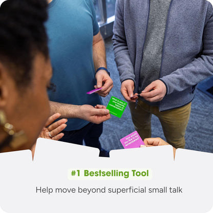 We! Connect, Ice Breaker Conversation Cards for Teams,10+ Activities | 20 fun, 20 deep & 20 self-reflection cards with10-plus activity guides & videos for workplace & education, featured by TEDx