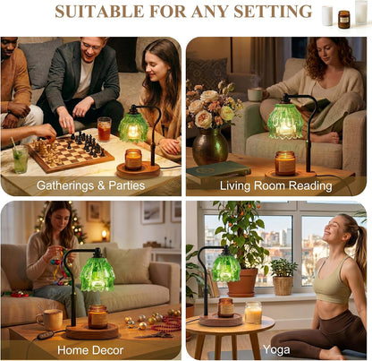 Candle Warmer Lamp with Timer and Wireless Remote Control