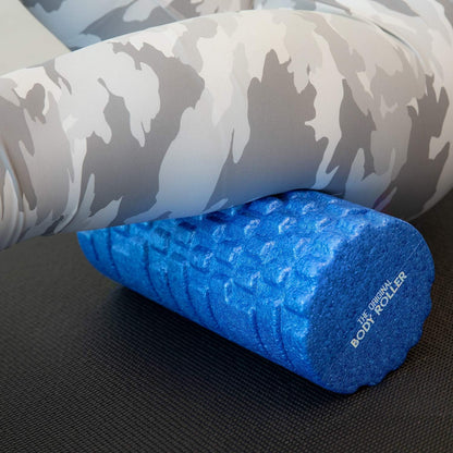 The Original Body Roller - High Density Foam Roller Massager for Deep Tissue Massage of the Back and Leg Muscles - Self Myofascial Release of Painful Trigger Point Muscle Adhesions (Black)