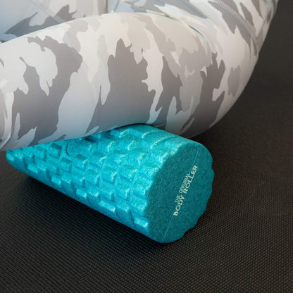 The Original Body Roller - High Density Foam Roller Massager for Deep Tissue Massage of the Back and Leg Muscles - Self Myofascial Release of Painful Trigger Point Muscle Adhesions (Black)