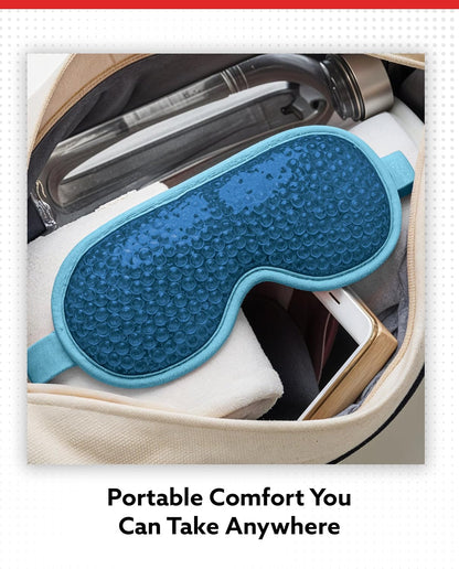 Alpi Plush Gel Beads Hot/Cold Eye Mask, Relaxation & Tension Comfort