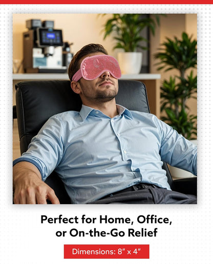 Alpi Plush Gel Beads Hot/Cold Eye Mask, Relaxation & Tension Comfort
