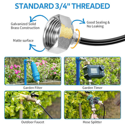 homenote Misting Cooling System, 75FT(23M) Pre-Assembled Mister Kit