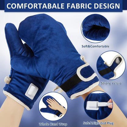 Foot and Ankle Heating Pad for Plantar Fasciitis, Electric Feet Warmers