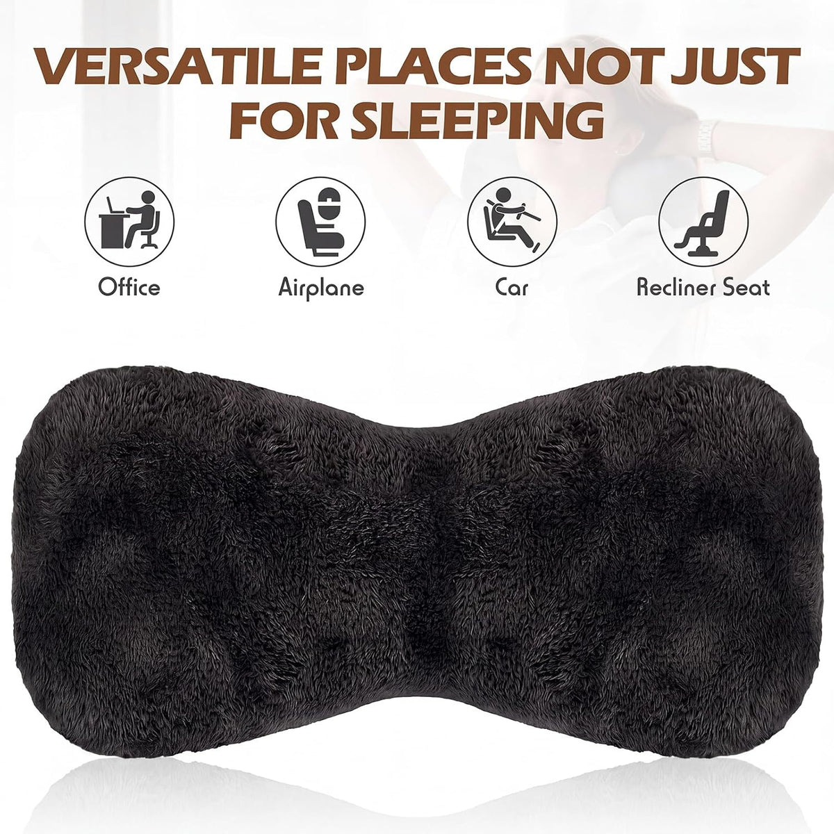 Colingmill 1 Pc Neck Pillow for Recliner Chair Headrest,Grey