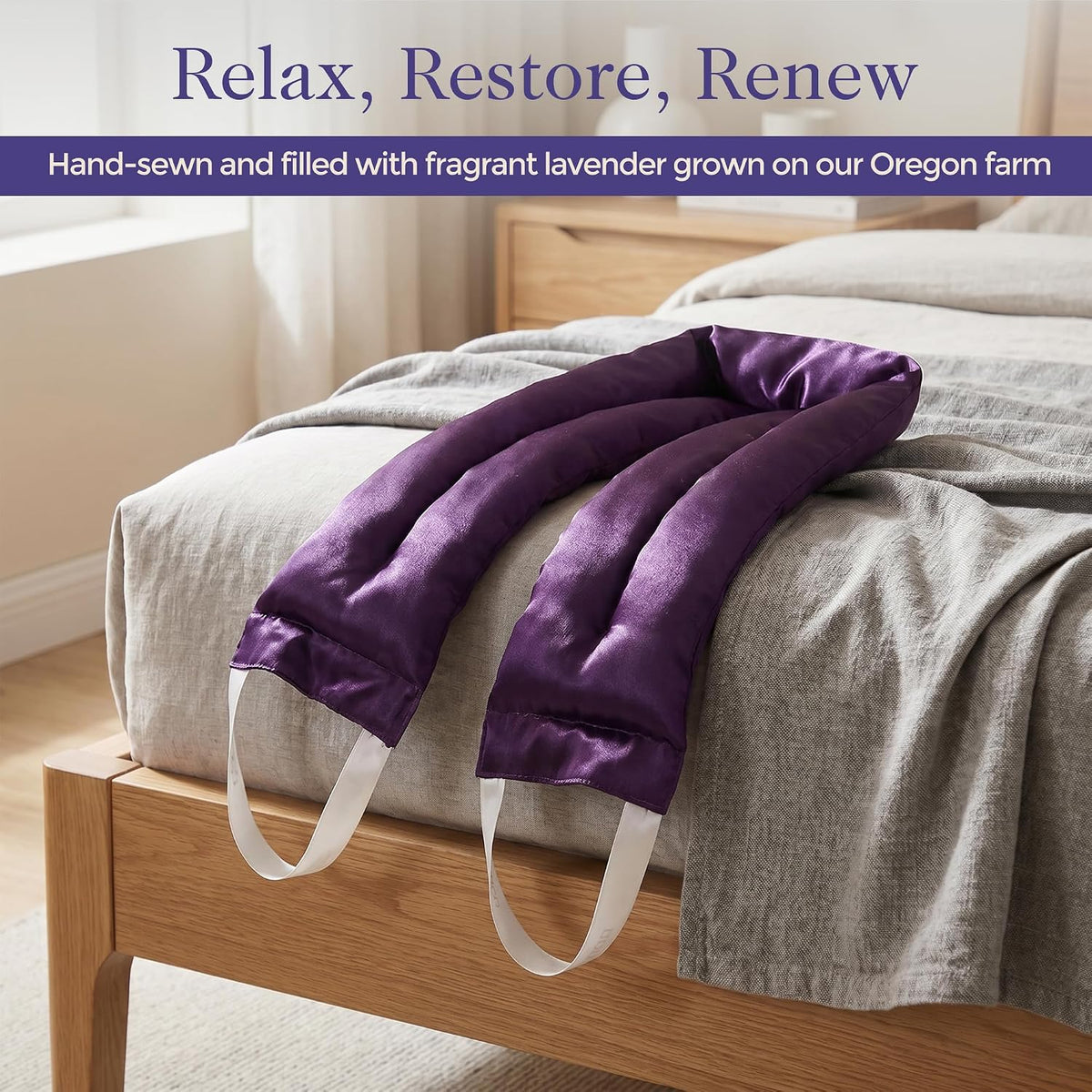 Victoria's Lavender Luxury Lavender Neck Wrap - Made in the USA