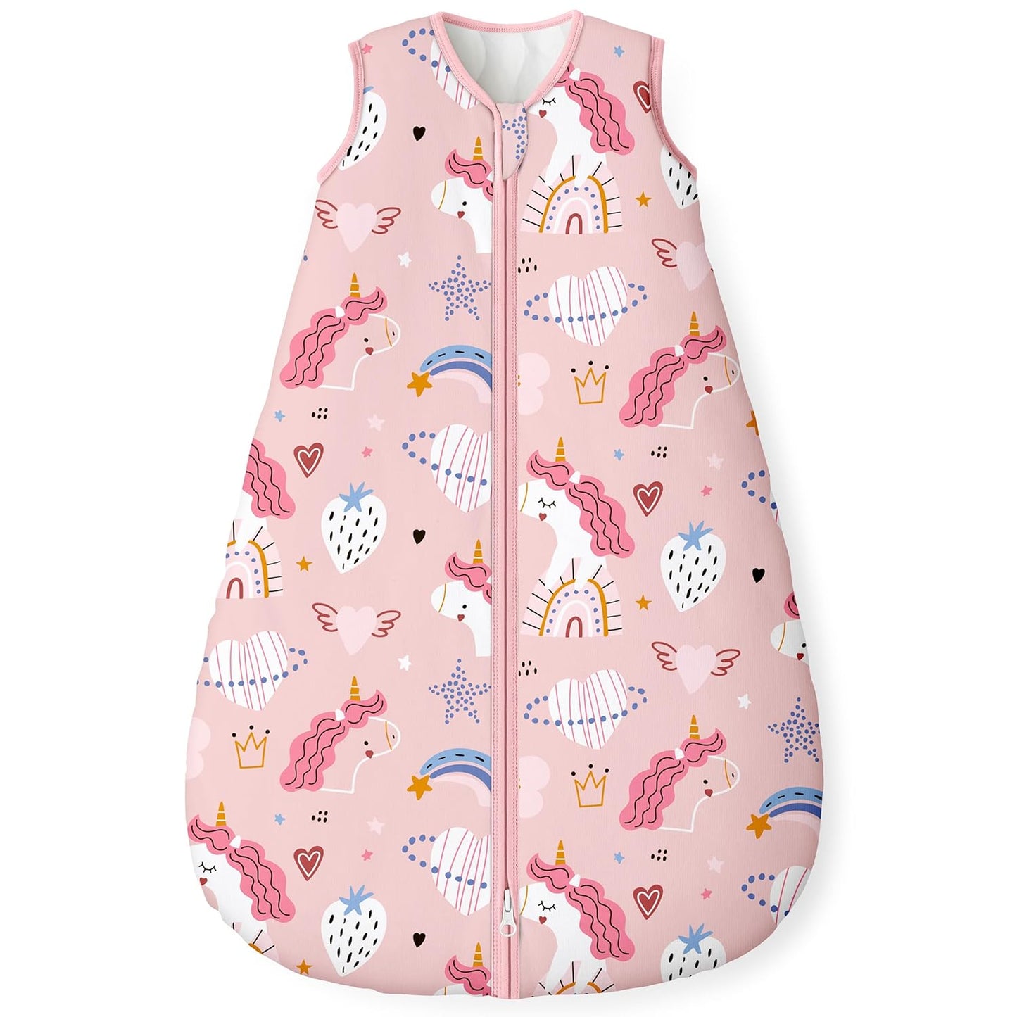 Yoofoss Baby Sleep Sack 0-6 Months Wearable Blanket for Babies 100% Organic Cotton 2-Way Zipper TOG 0.5 Toddler Sleeping Sack 3 Pack, Sleep Sacks