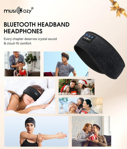 MUSICOZY Bluetooth 5.4 Sleep Headphones Headband Sports Wireless Audio