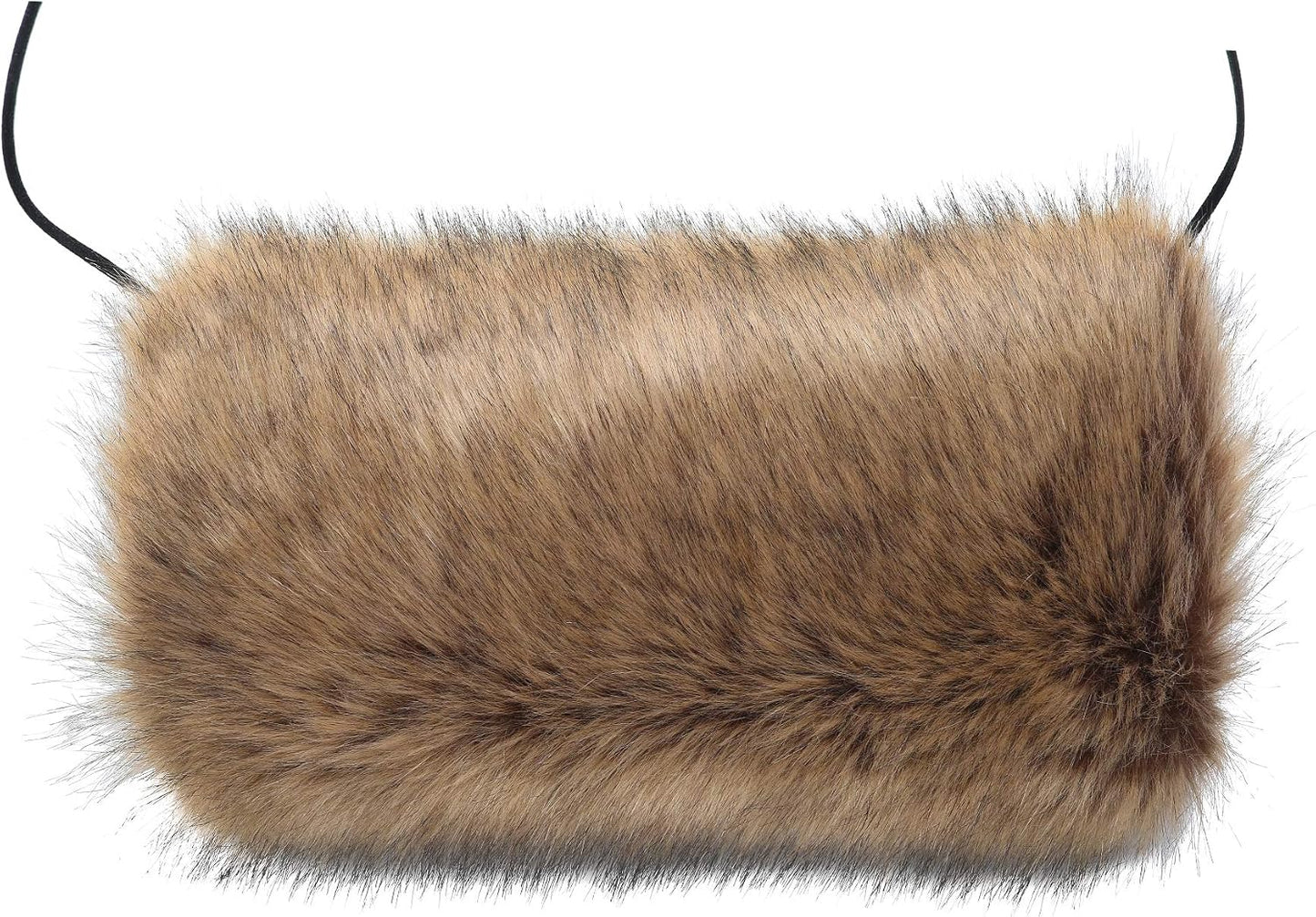 LA CARRIE Faux Fur Hand Muffs Women Winter Warmer Fuzzy Pouch Furry Plush Muffler Wedding Girl Kids Elegant Luxury Chic