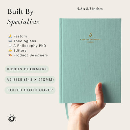 5-Minute Devotional Journal for Women: Daily Christian Scripture Reflections, Guided Prompts & Prayer | Build Faith in Just 5 Minutes a Day | 218 Pages, 110gsm Paper (Cream)