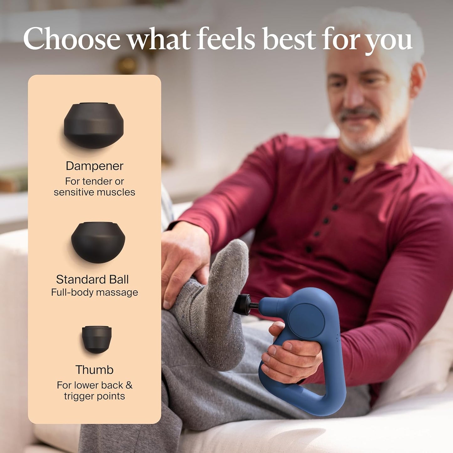 TheraGun Therabody Relief Massage Gun | for Daily Comfort | 3-Speed | Black | Quiet H&held Percussion Muscle Massager for Back, Leg & Shoulder Pain Relief. Lightweight, Easy to Use, Ergonomic Grip
