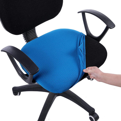 Smiry Office Computer Chair Armrest Covers, 2PCs Anti-dust Arm Rest Pad | Removable Washable Desk Chair Arm Pad Covers, Grey