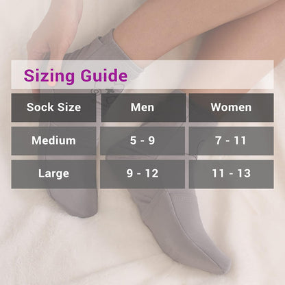 Zomaple Cold Therapy Socks, 2 Gel Packs for Neuropathy & Hot Feet Comfort