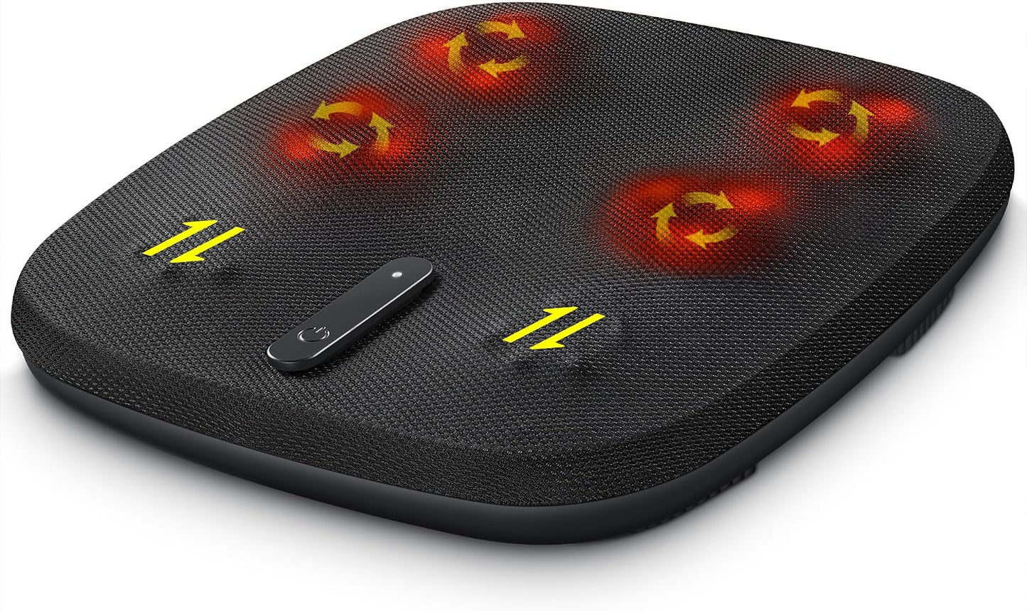 Nekteck Foot Massager with Heat, HSA Eligible FSA Massage Tools Gifts | Shiatsu Heated Electric Kneading Foot Massager Machine for Plantar Fasciitis, Built-in Infrared Heat Function and Power Cord